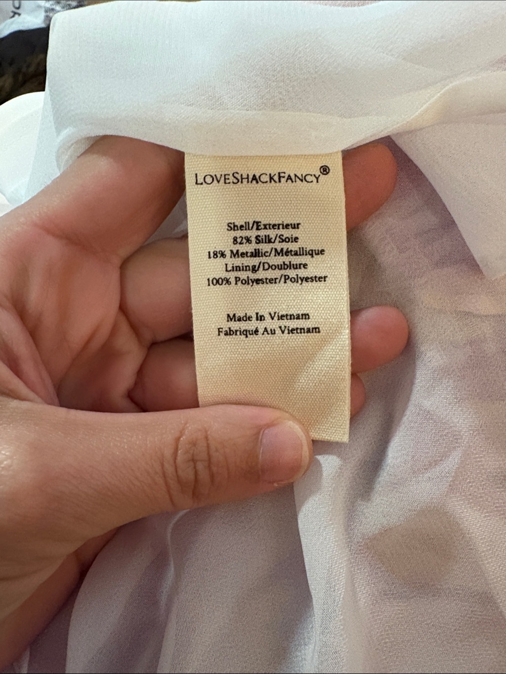 LoveShackFancy Seniya Skirt in Sweet Ocean Blue SZ P NWT - Picture 5 of 6